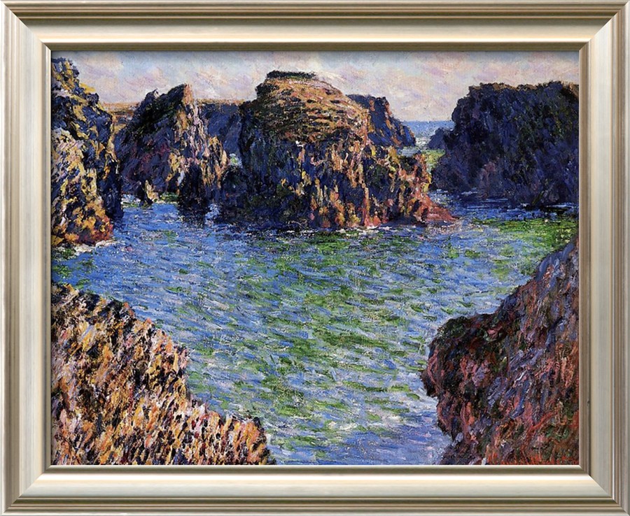 Port-Goulphar, Belle-Ile, Brittany-Claude Monet Painting